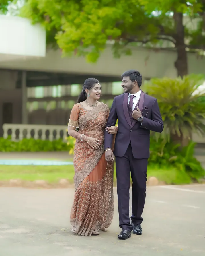 Engagement & Reception by Uzhavan Weddings